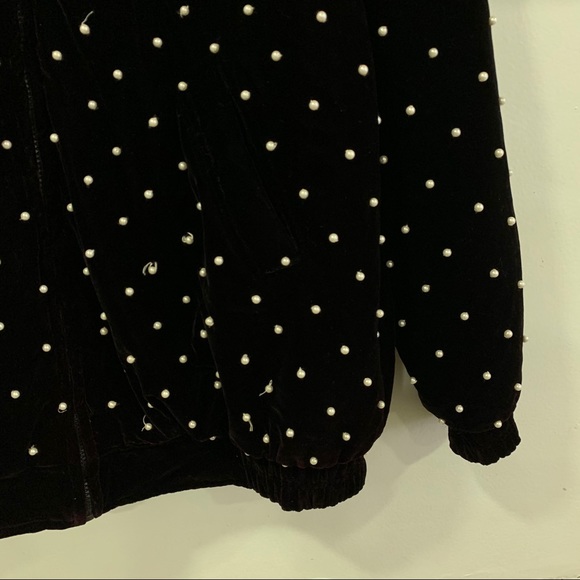 Vintage Adrianna Papell Pearl Embellished Jacket - Picture 7 of 10